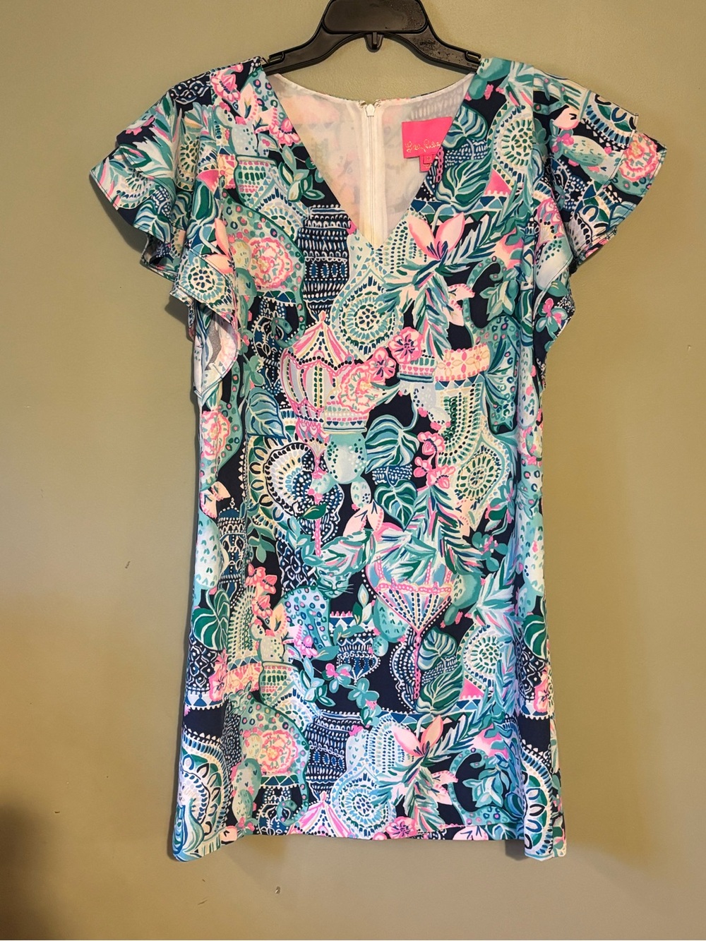 Lilly Pulitzer Kathie Dress In Lookin Sharp- Size 10